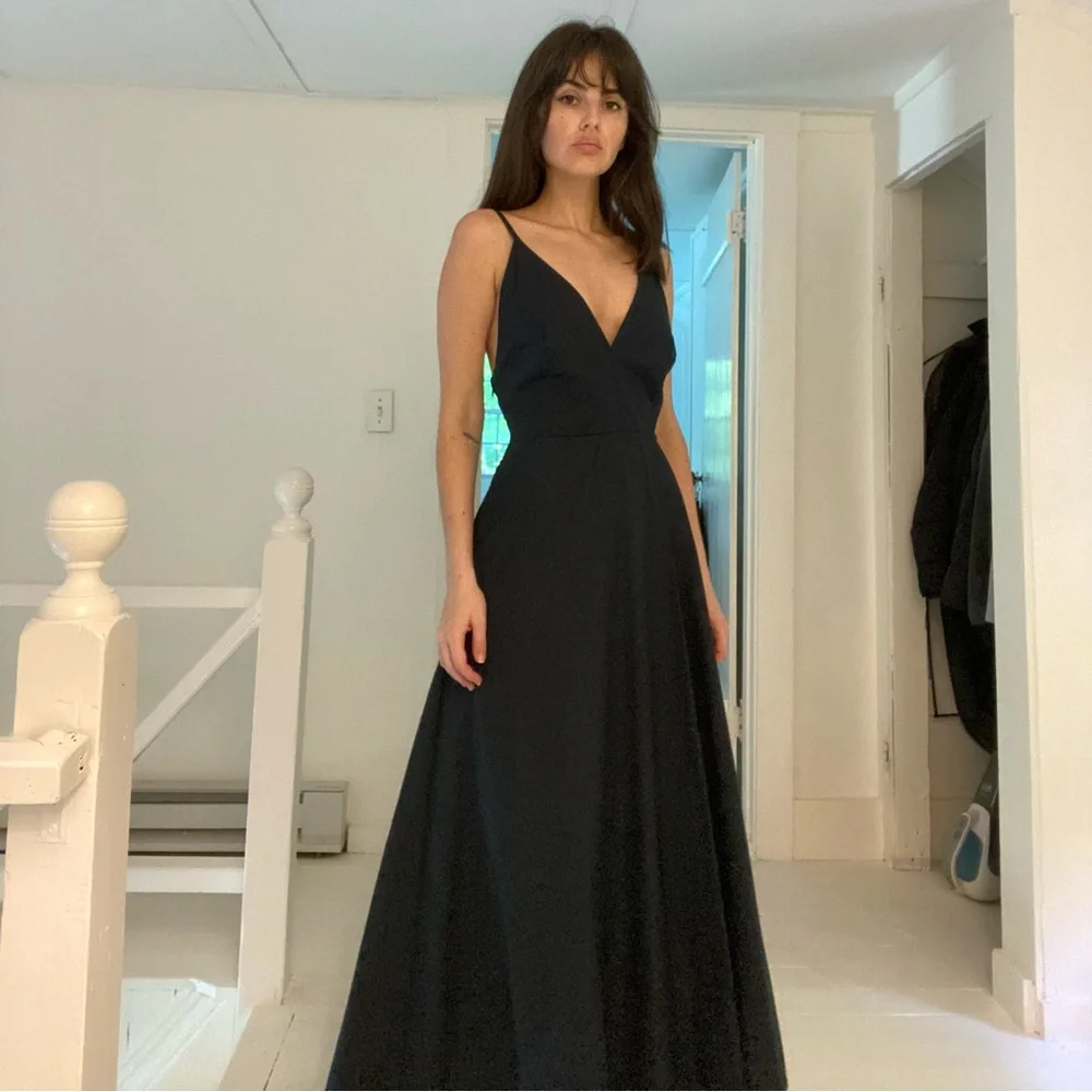 COS Poplin A-Line Midi Slip Dress - Picture 2 of 16